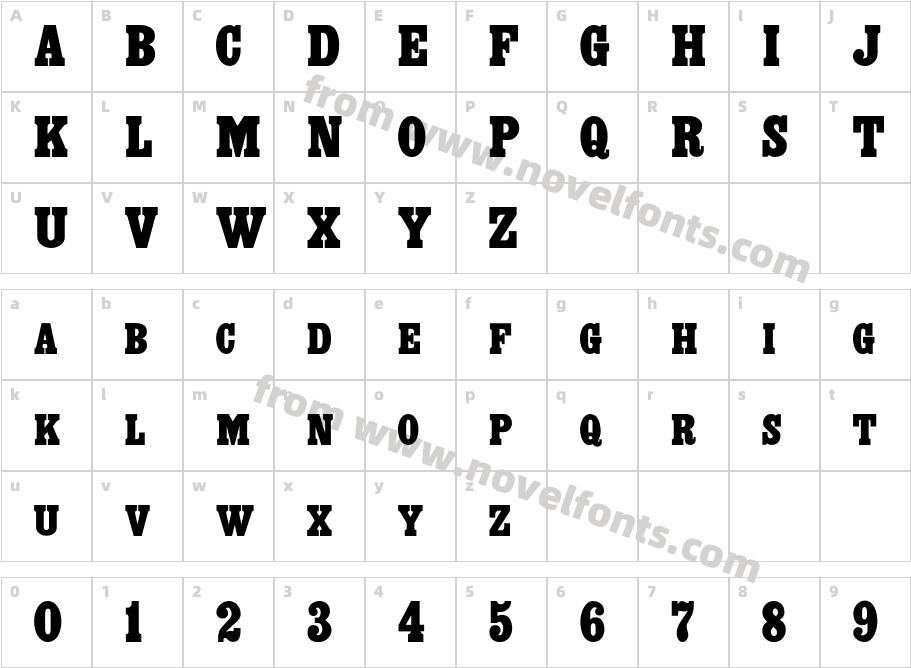 HeadlinerCharacter Map