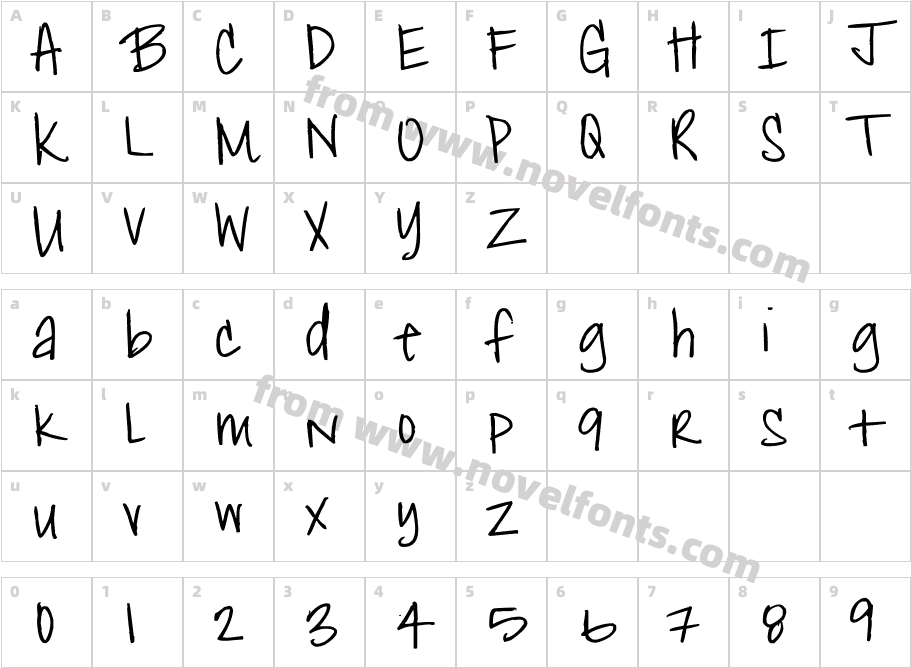 Heather ShibahnCharacter Map