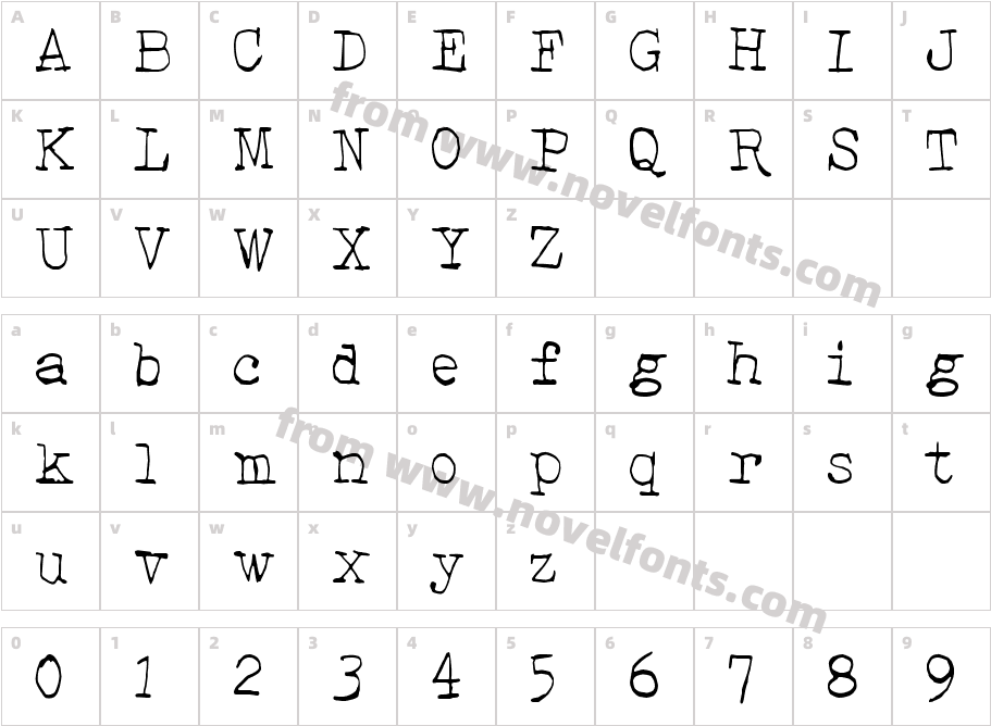 HehkuCharacter Map