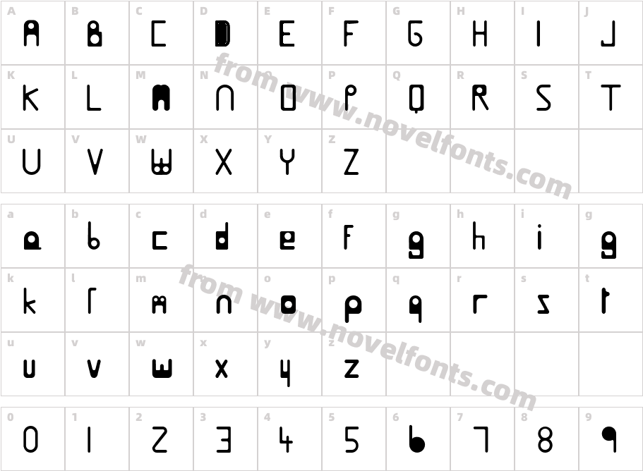 HelenBrownSolidCharacter Map