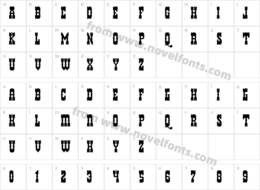 HelldoradoCharacter Map