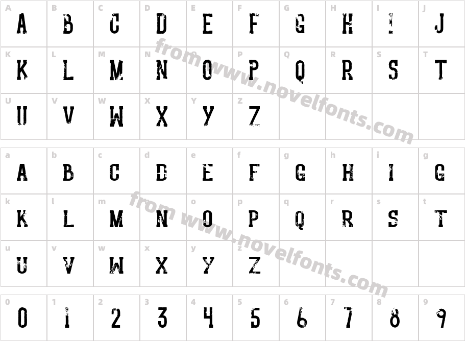 Hello ArsonCharacter Map