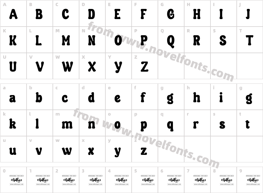 Hello Freeday Personal UseCharacter Map