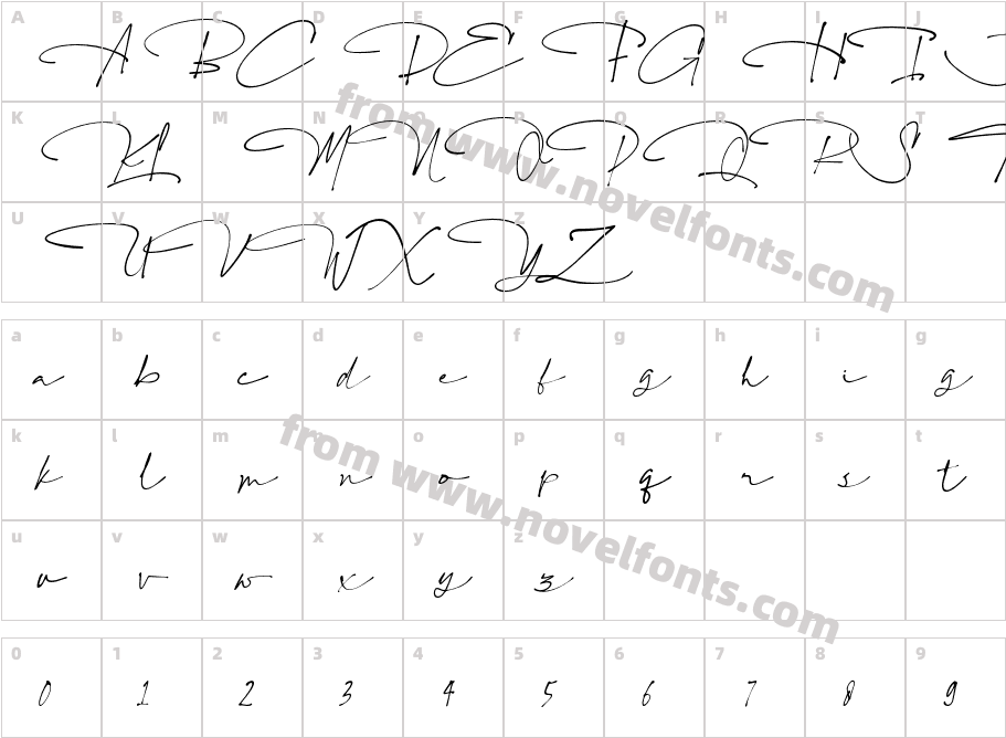 Hello Stylish-SlantCharacter Map