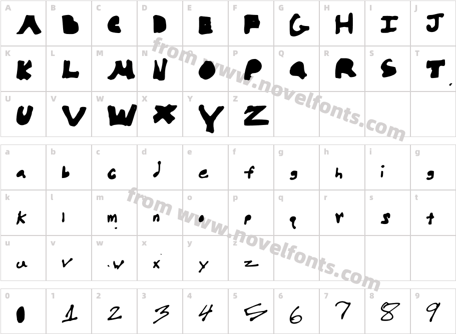 HelloBrockCharacter Map