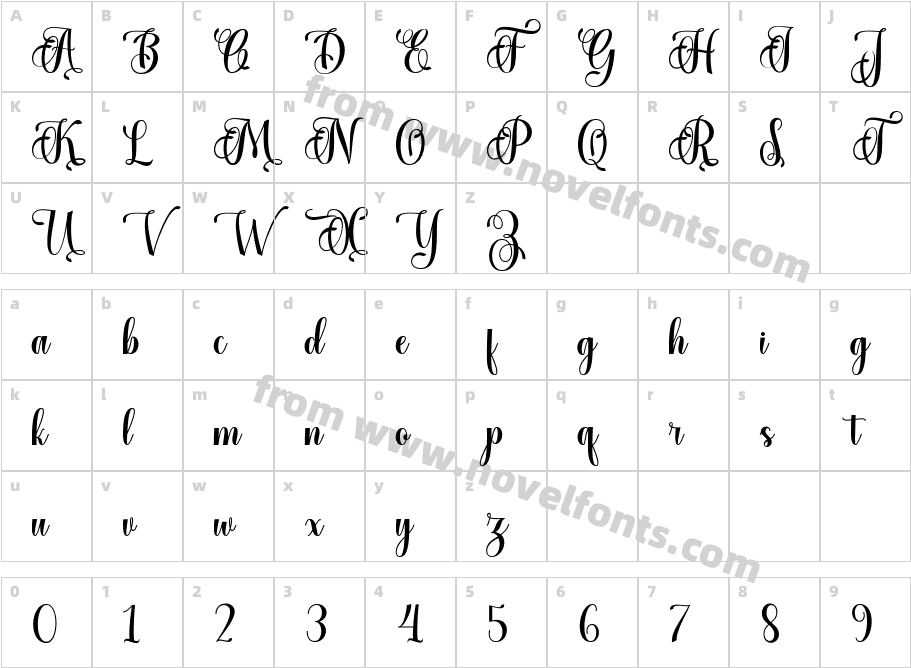 HelloLovelyCharacter Map