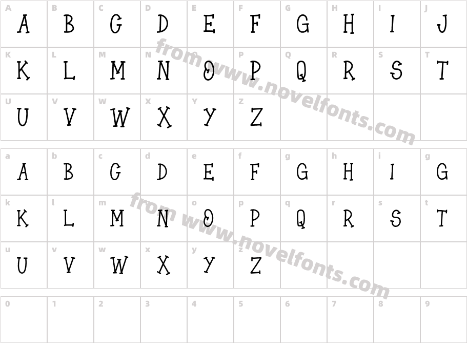 HelloweenCharacter Map