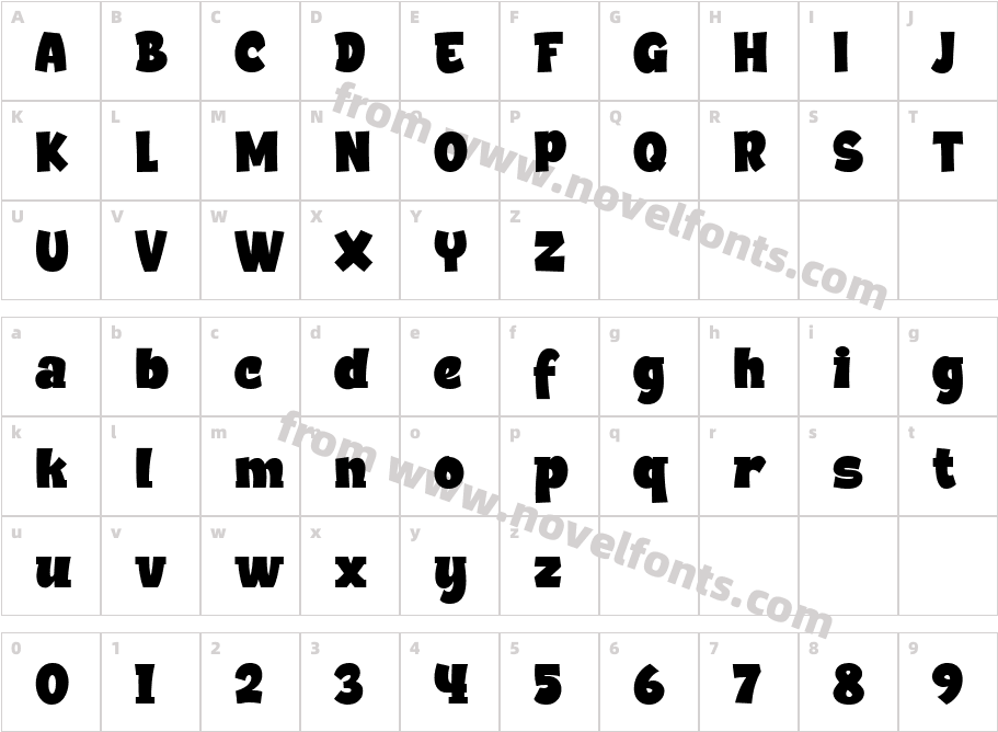 HelskyCharacter Map