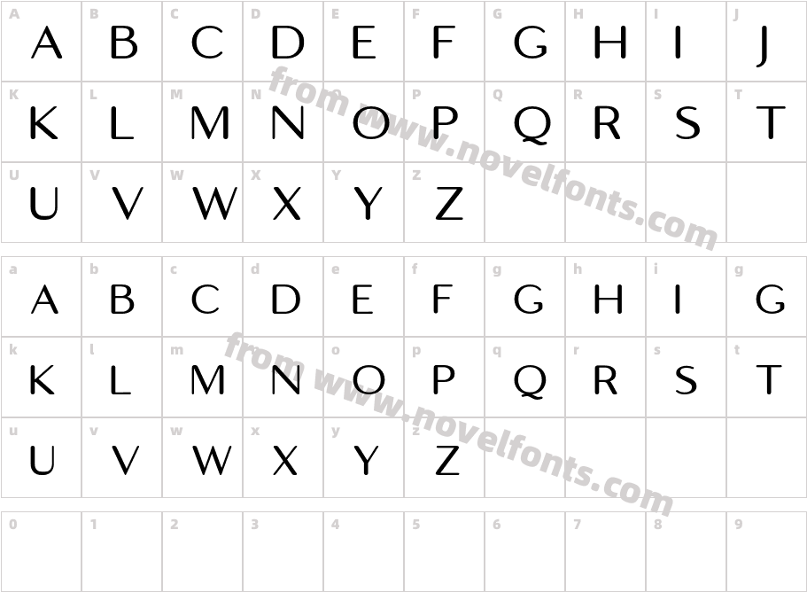 Logam Rounded Demo RegularCharacter Map