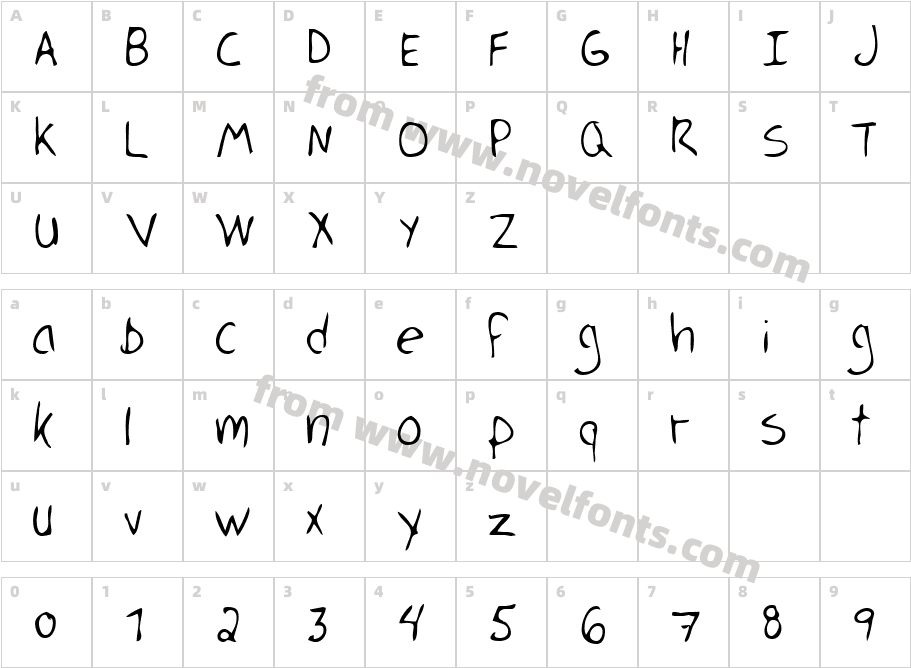 HerricksHand-PlainCharacter Map