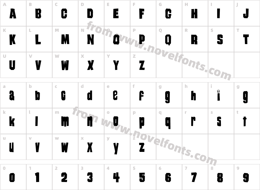 Hey You Guys!Character Map