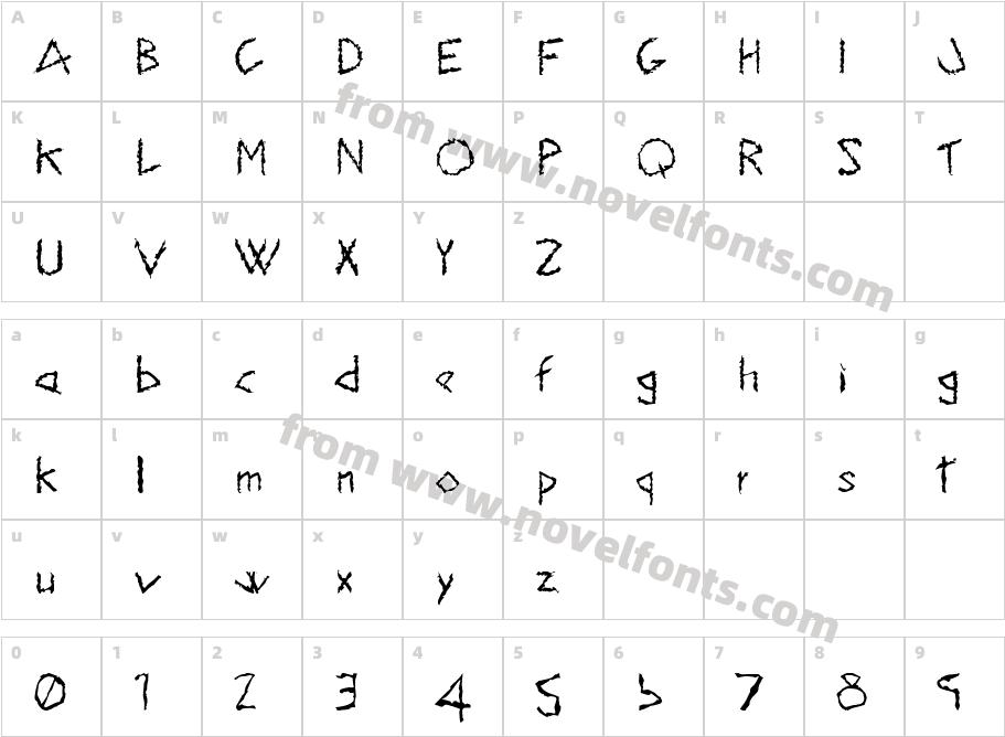 HiSkyCharacter Map