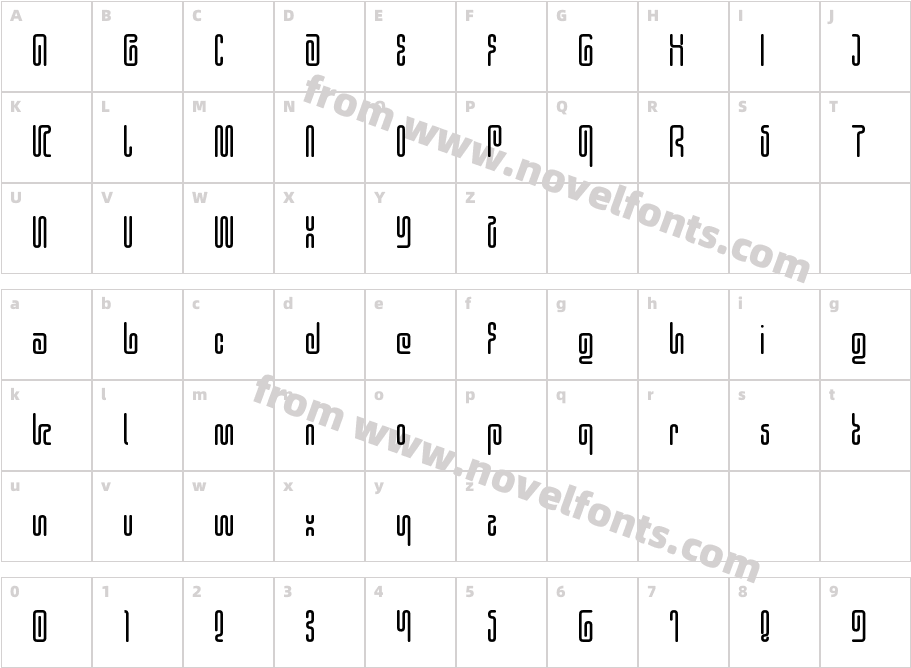 HieroglyphicCharacter Map