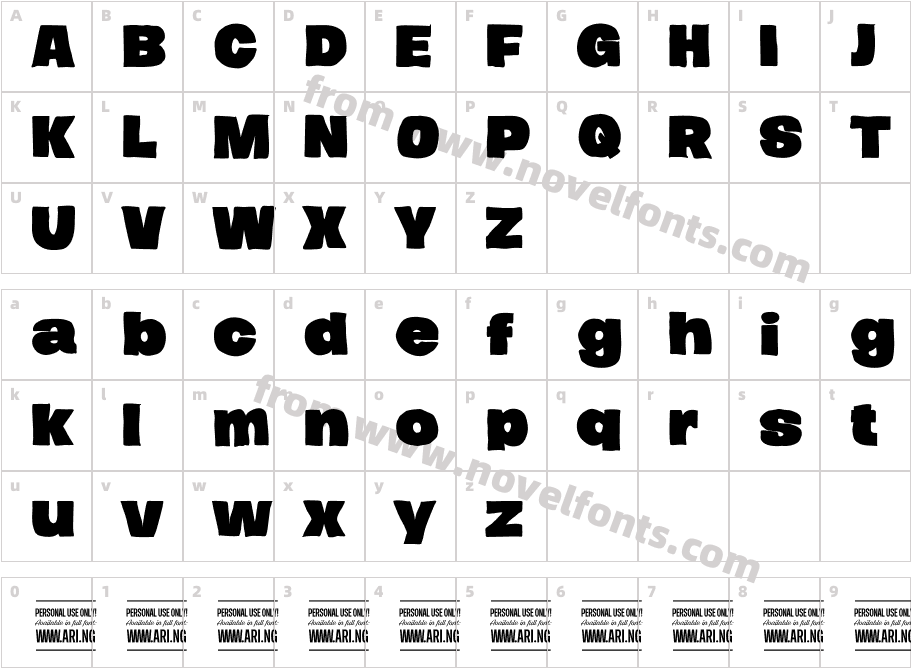 Hierograf Solid PERSONAL USECharacter Map