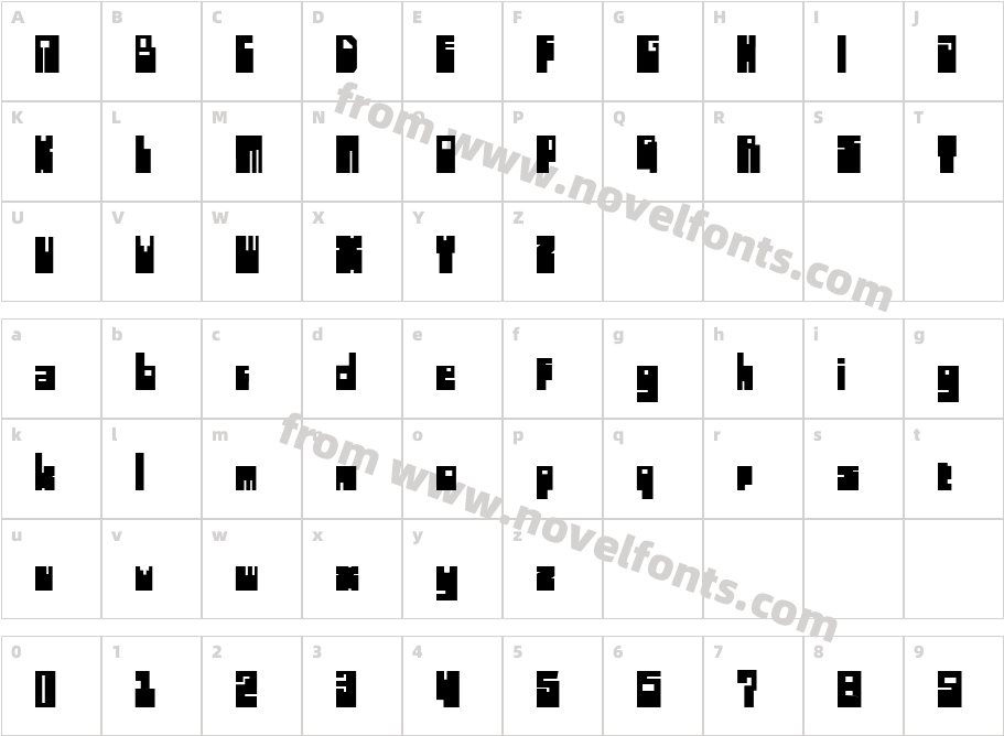 HighbootCharacter Map