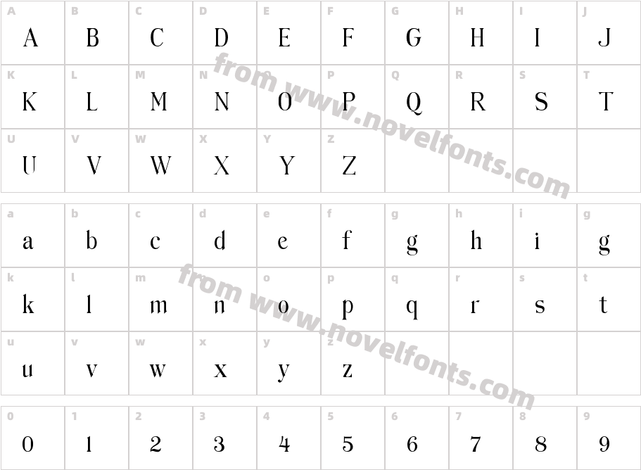 HildenCharacter Map