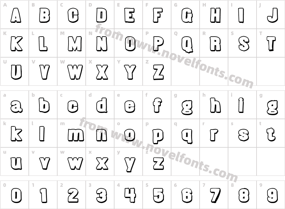 Almonte SlamCharacter Map