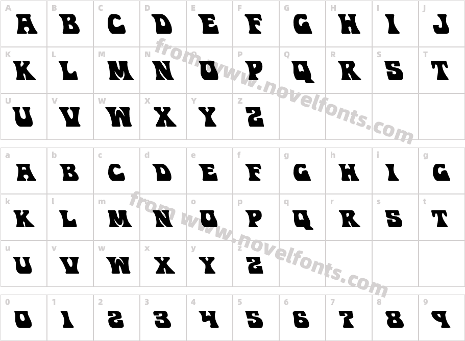 Hip Pocket LeftalicCharacter Map