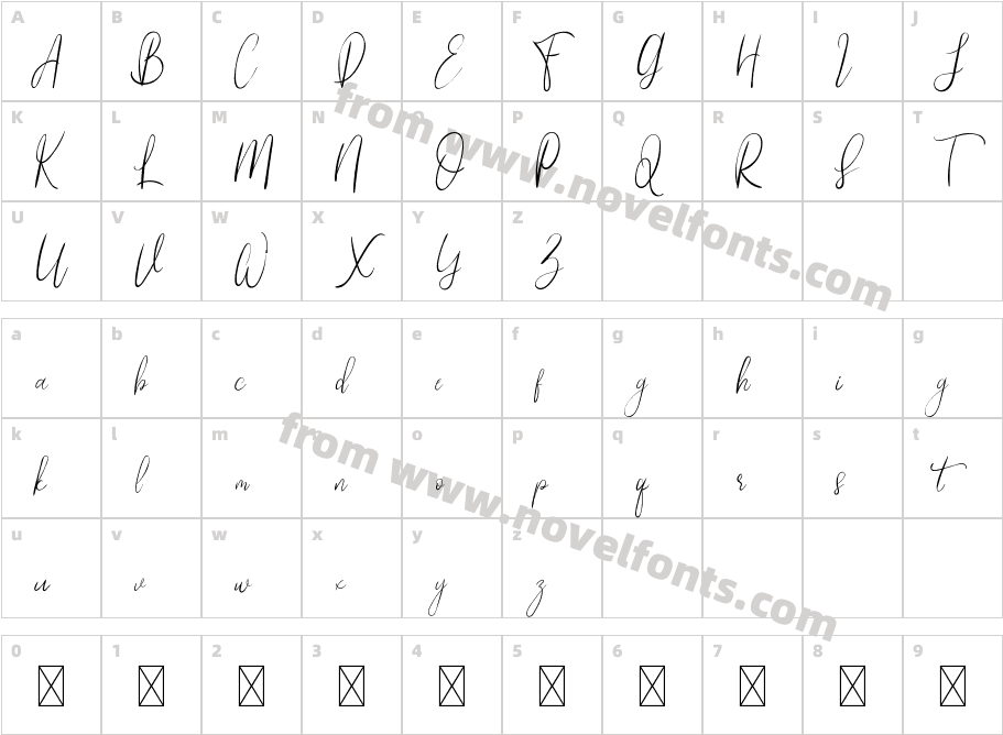 My Illutions Demo RegularCharacter Map