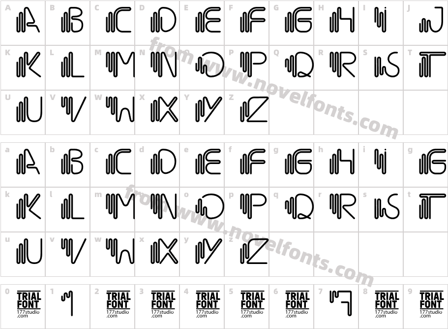 Neon Lamp Demo RegularCharacter Map