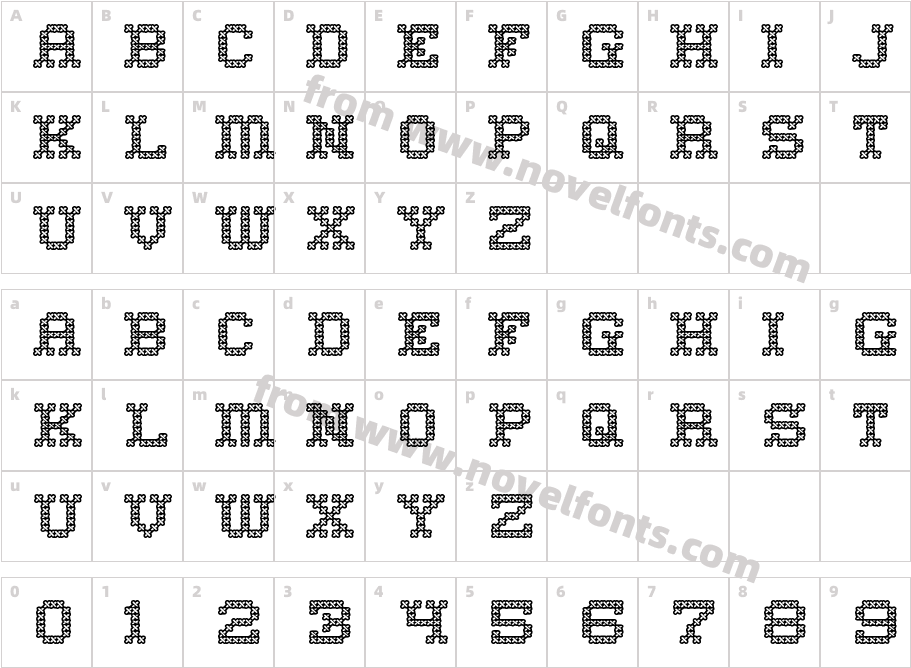 Home Sweet Home OutlineCharacter Map