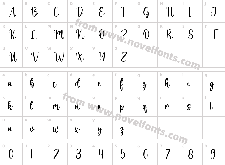 HomemadeRegularCharacter Map