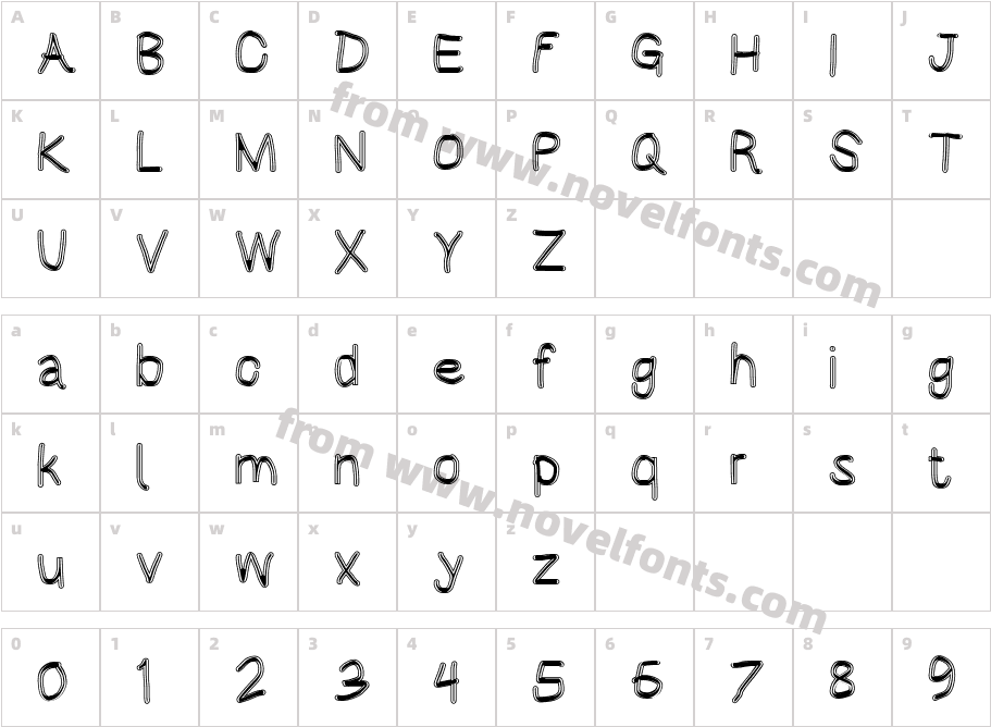 HoneyBee BlurCharacter Map