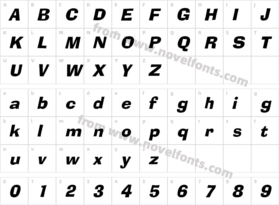 Alor NarrowCharacter Map