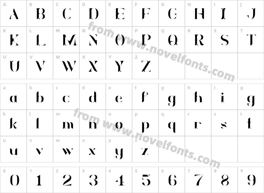 OscillaCharacter Map