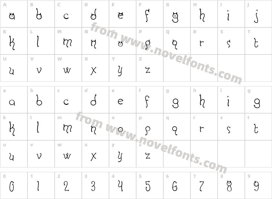 Horny Devils BVCharacter Map