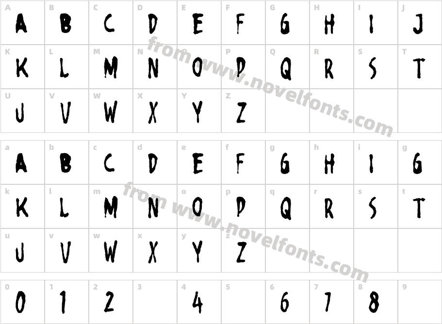 Horror BrushCharacter Map