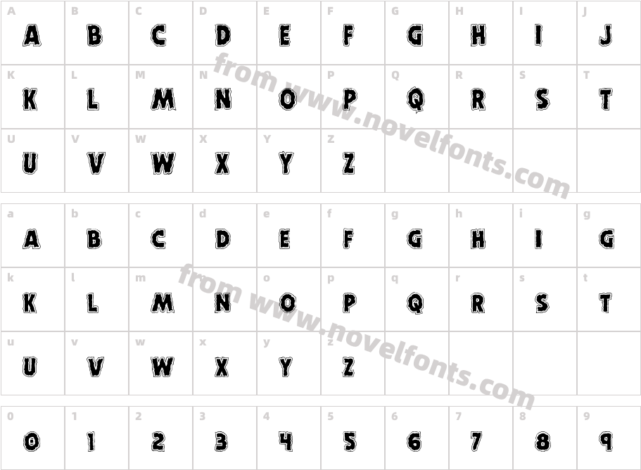 Horroween AcademyCharacter Map