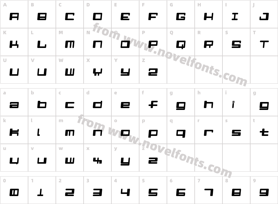 Alpha  Niner iCharacter Map