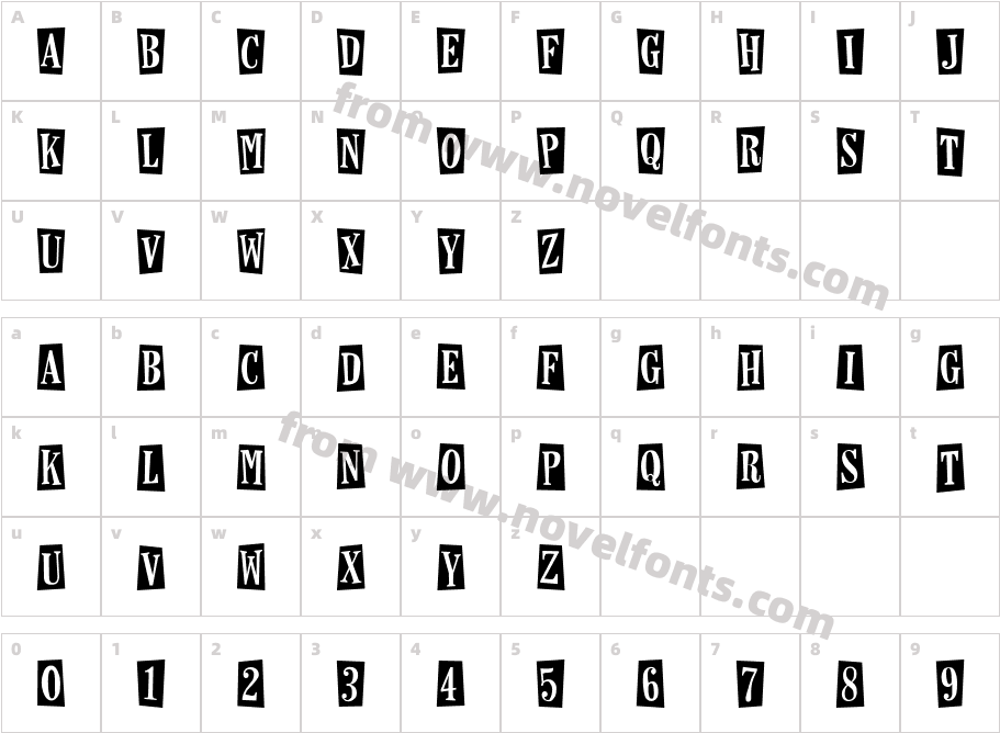 Horseshoes and LemonadeCharacter Map