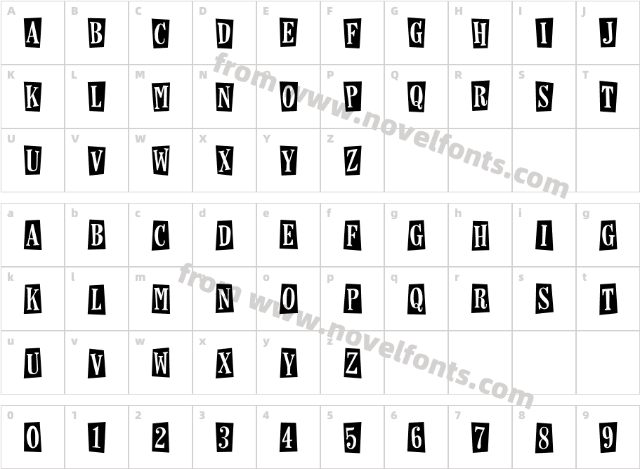 HorseshoesAndLemonadeCharacter Map