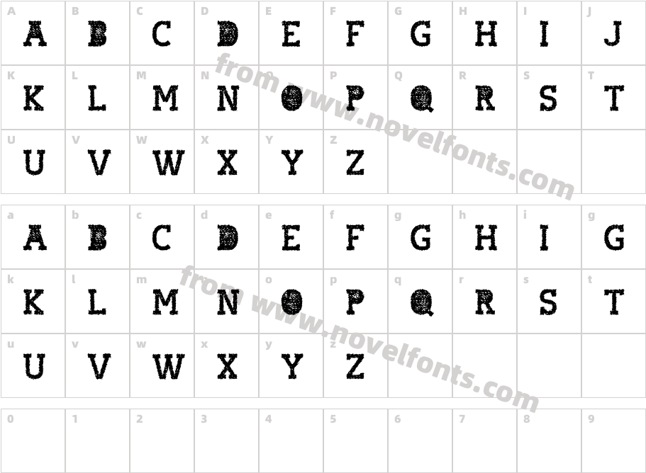 Hostile HeadlineCharacter Map