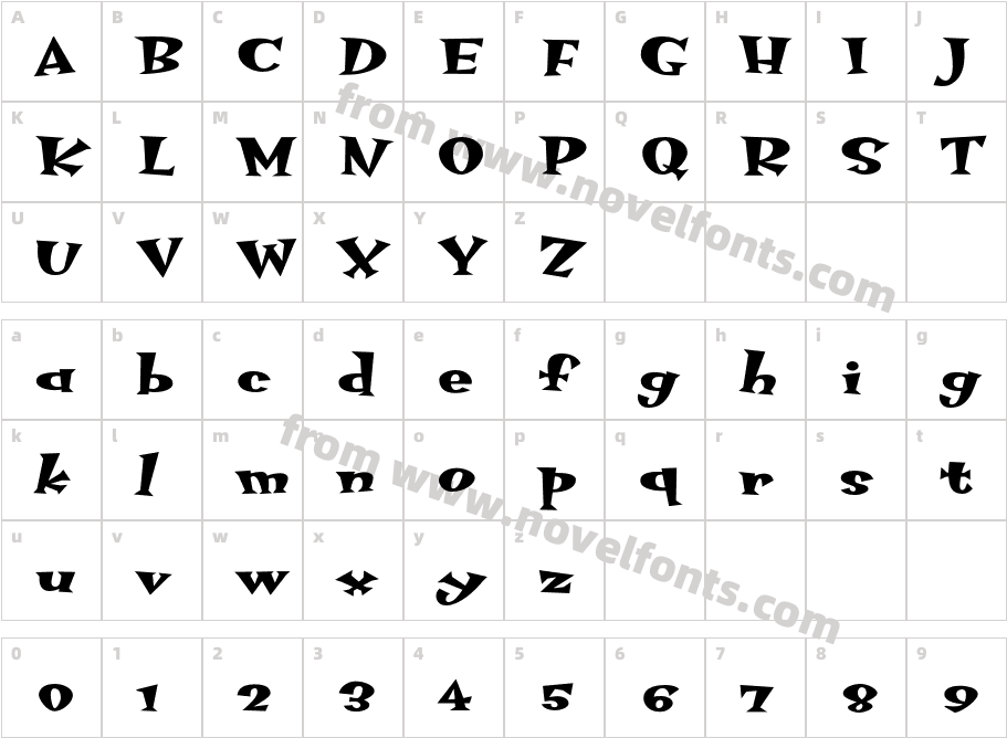 HotsyTotsy -MvBCharacter Map