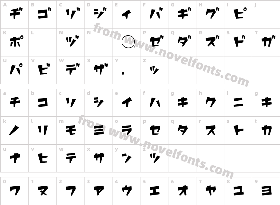 Hou...ston!Character Map