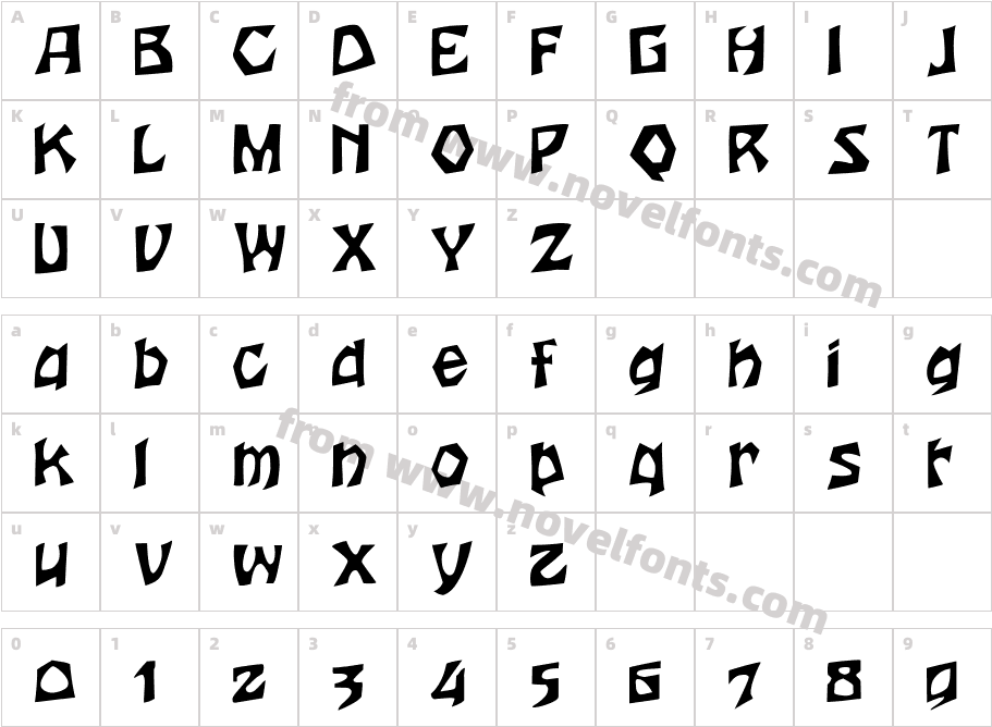 Houters-NormalCharacter Map