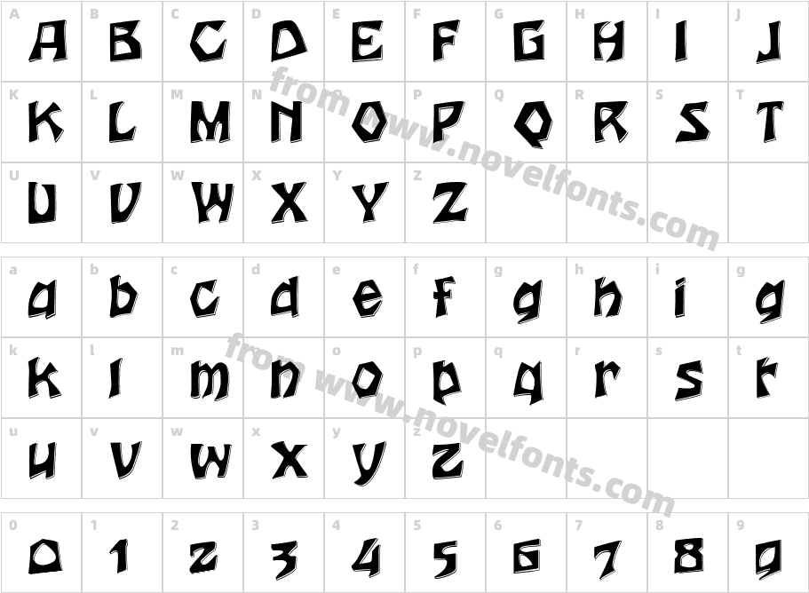 Houtsnee ShadowCharacter Map