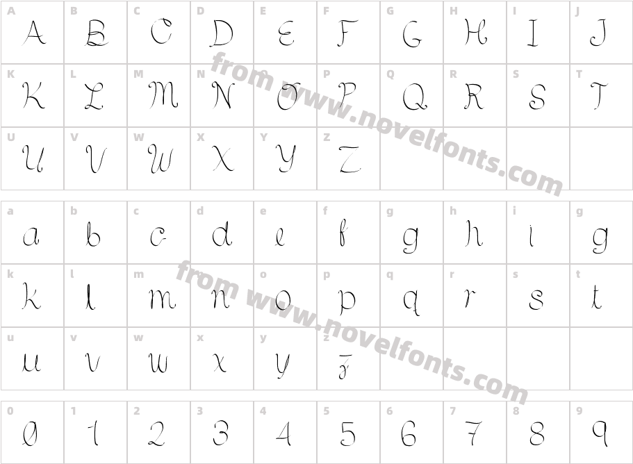 HsfCuartoMenguanteCharacter Map