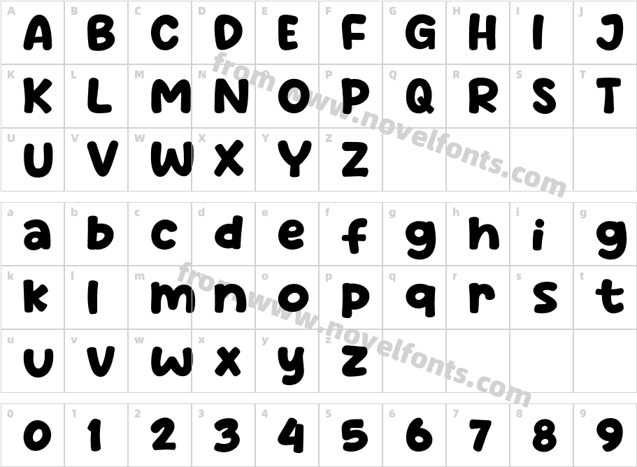 HugmateCharacter Map