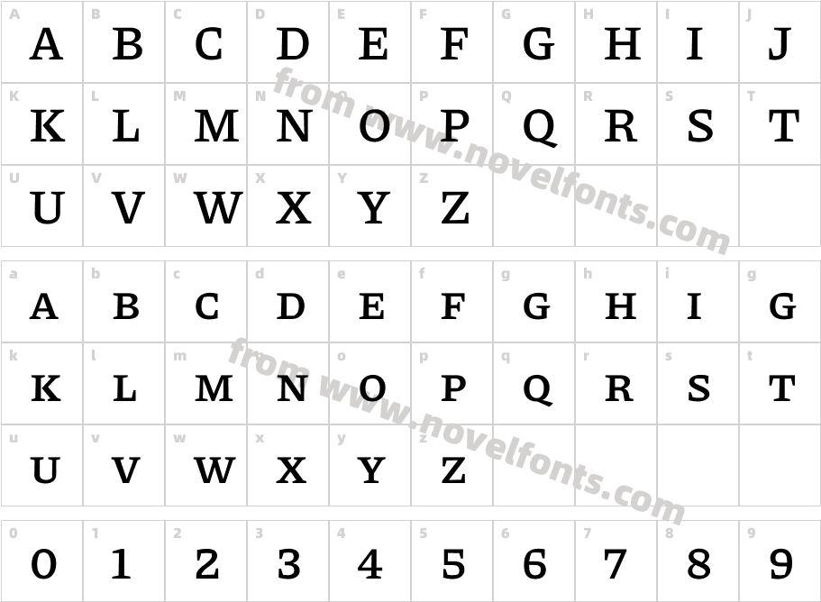 Piazzolla SC Text SemiboldCharacter Map