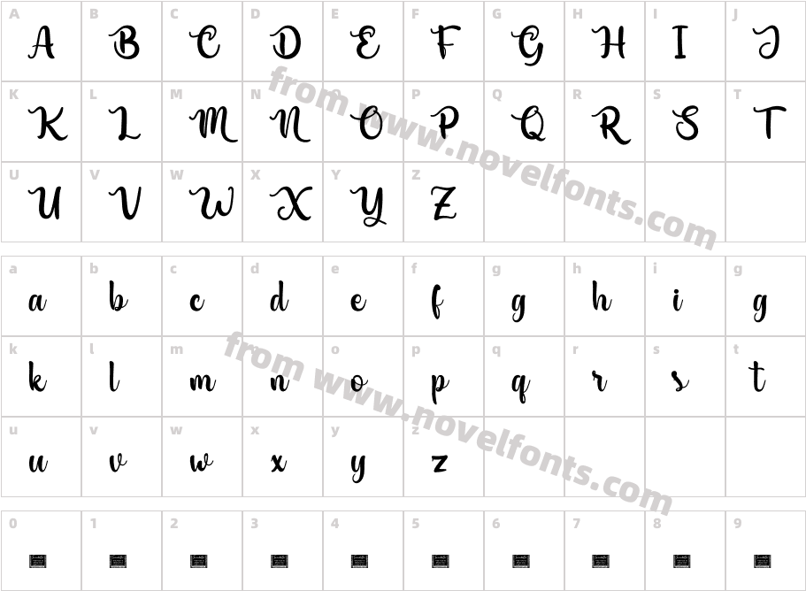 Hurdagif Personal UseCharacter Map