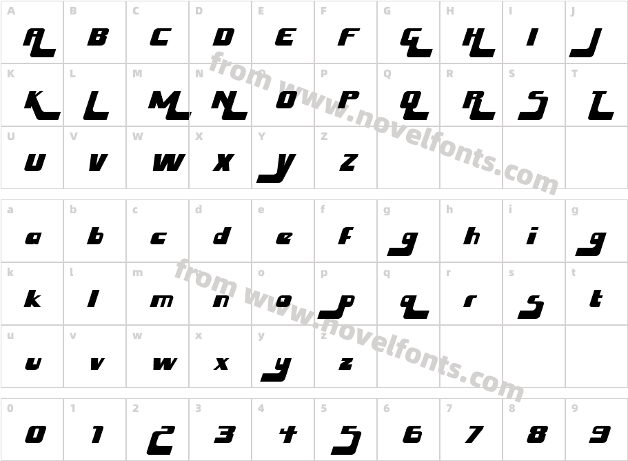 Husky StashCharacter Map