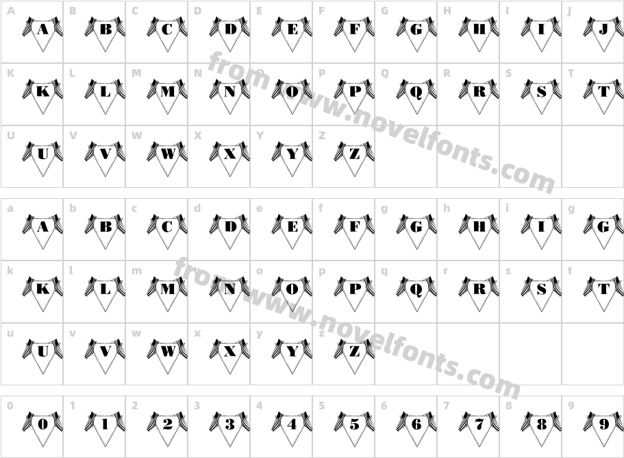 101! All AmericanCharacter Map