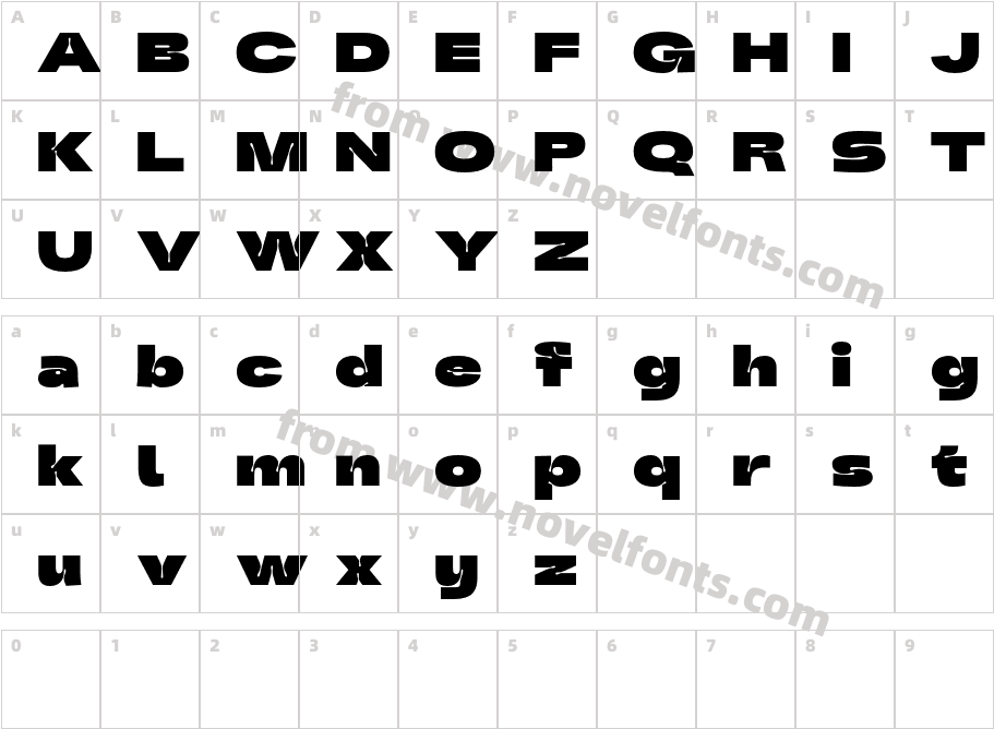 Quirx Free Personal Use OnlyCharacter Map