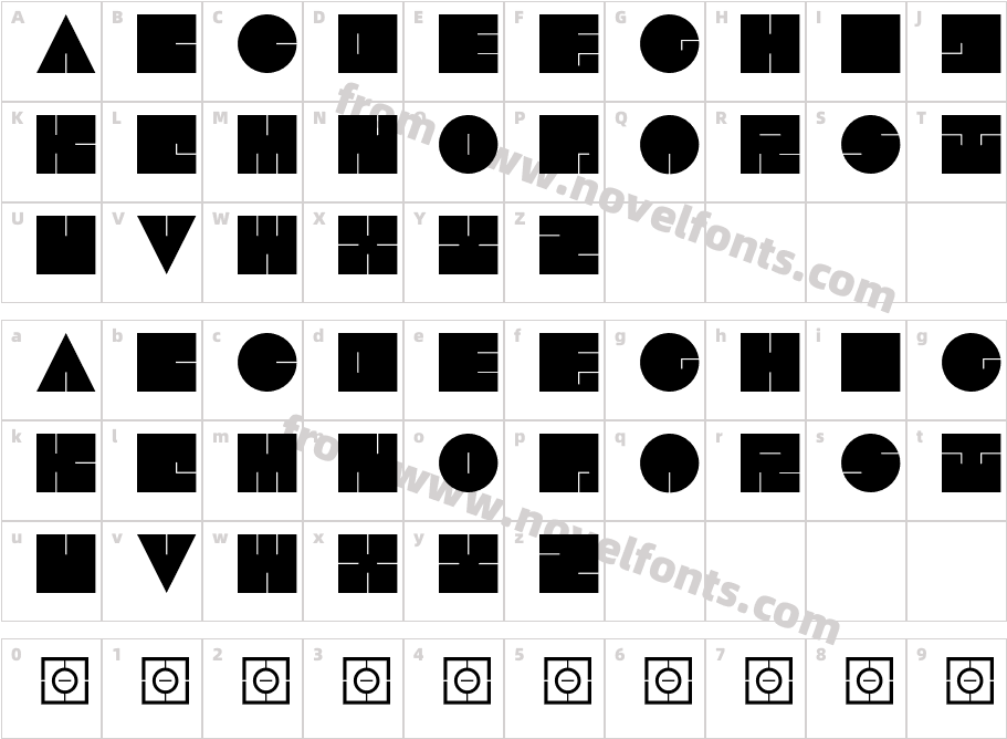 AlphaBloc-SculptureCharacter Map