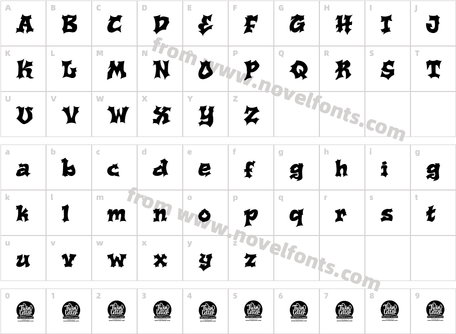 RESPACT Personal UseCharacter Map