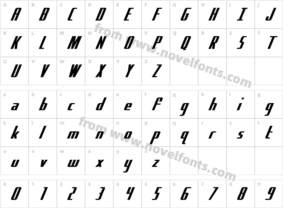 Hydro Squad ExpandedCharacter Map